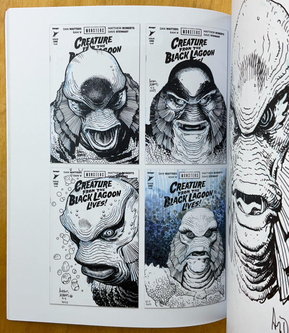 Arthur Adams 2025 Sketchbook - Signed & Numbered Foil Stamped Edition