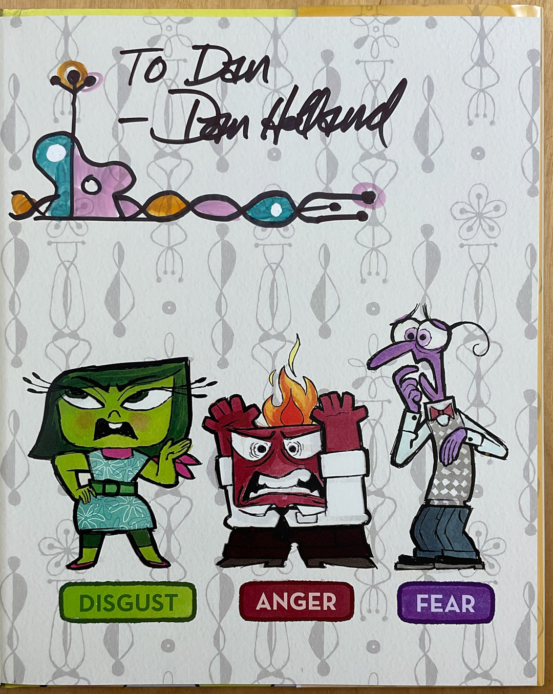 Inside Out: Sadly Ever After? - Inscribed with a Drawing