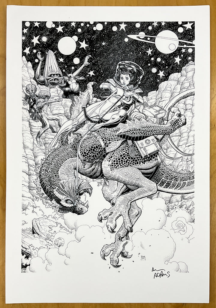 Monsters Attack!!! by Arthur Adams - Signed Print