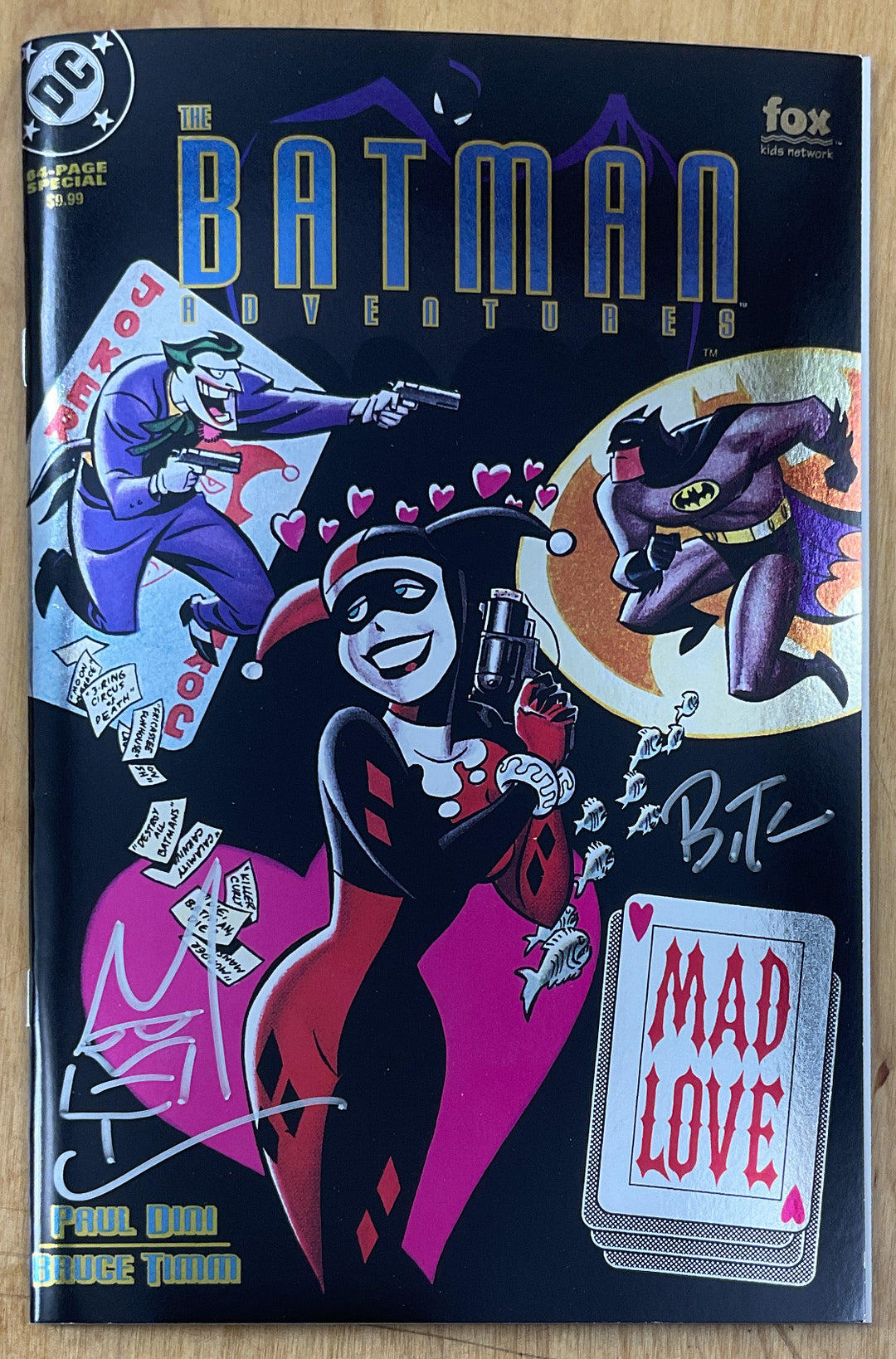 The Batman Adventures: Mad Love Special Facsimile Edition Foil Variant - Signed & Remarqued