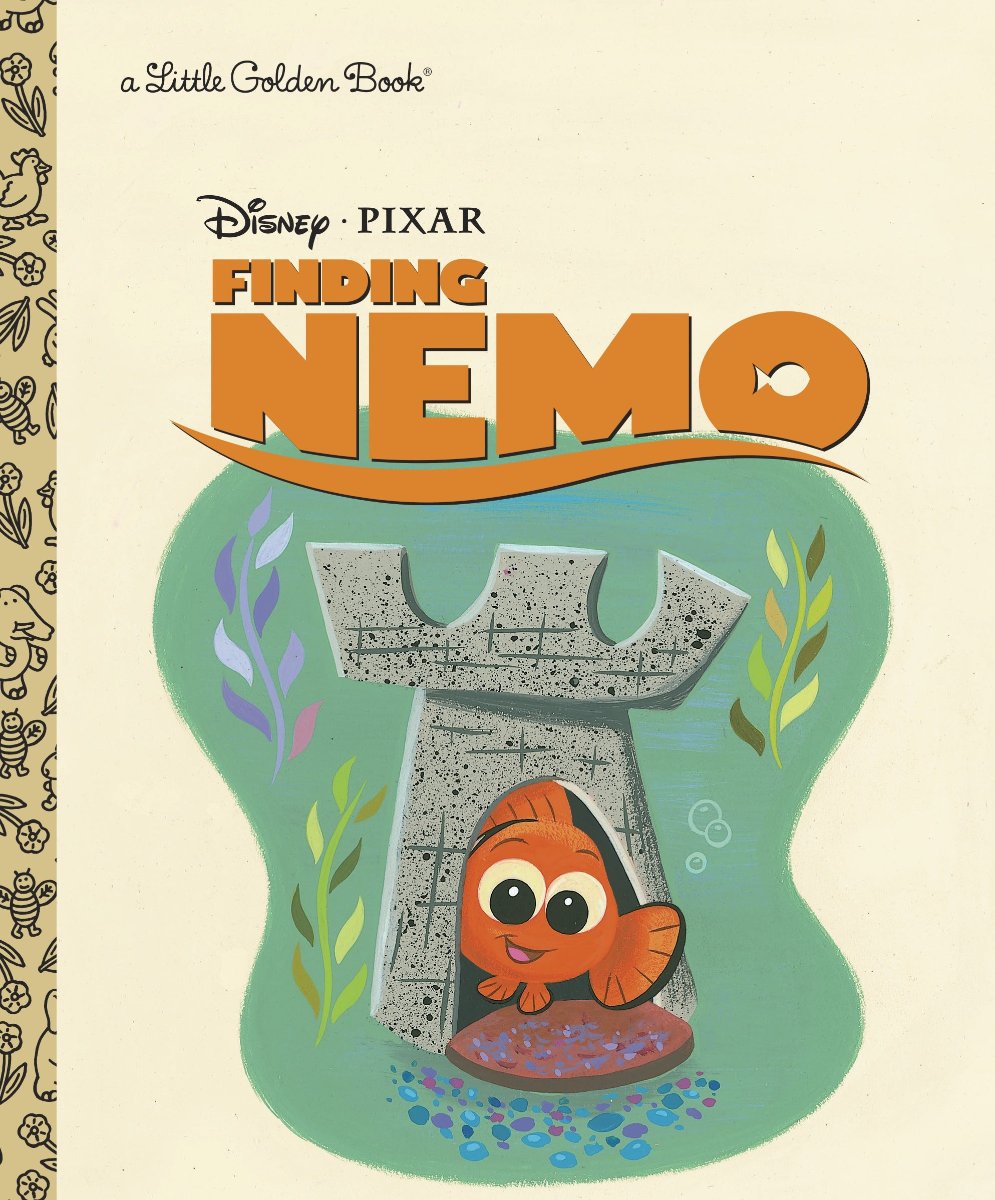 Finding Nemo: A Little Golden Book - Signed by Andrew Stanton with a Doodle