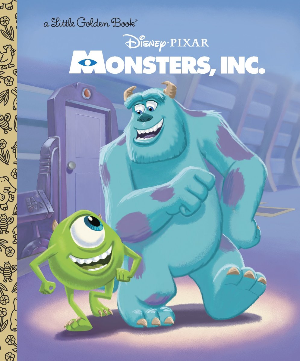 Monsters, Inc: A Little Golden Book - Signed by Pete Docter