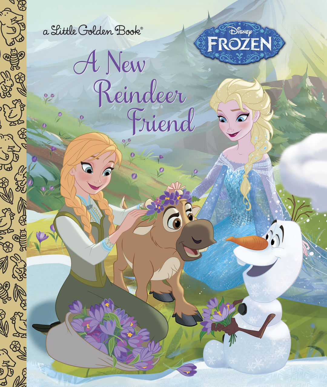 A New Reindeer Friend - A Little Golden Book - Mint First Printing