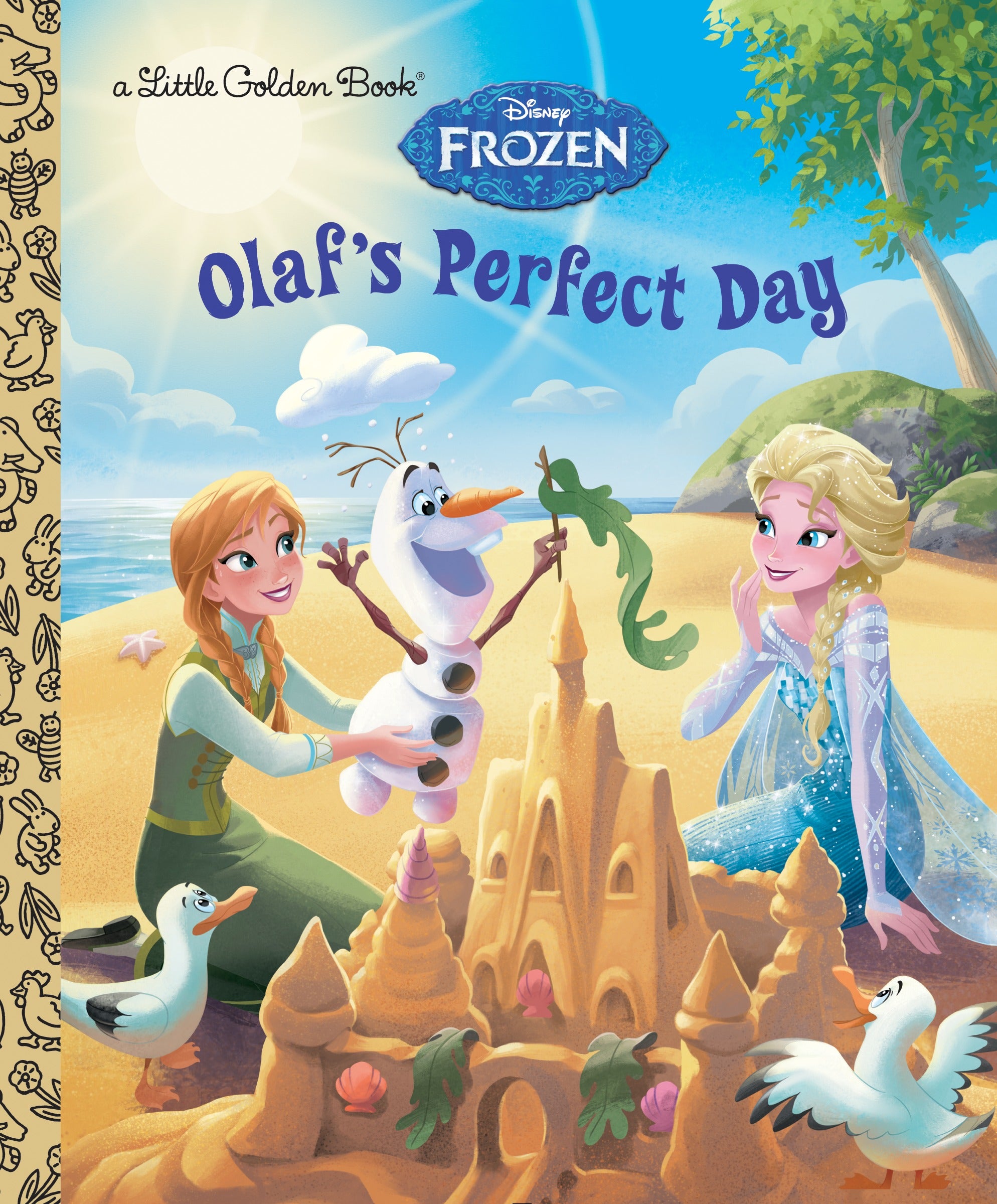 Olaf Book Charters Olaf's Perfect Day - A Little Golden Book - Mint First Printing ...