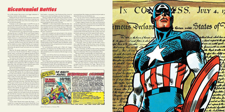 Mighty Marvel Calendar Book: A Visual History