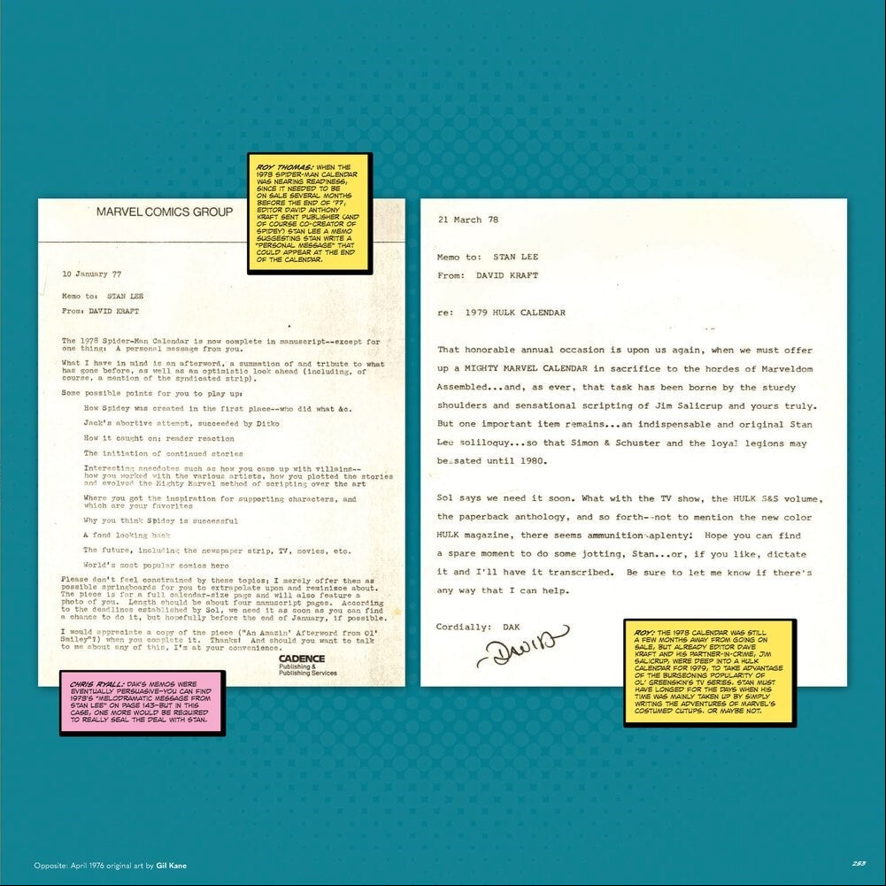 Mighty Marvel Calendar Book: A Visual History