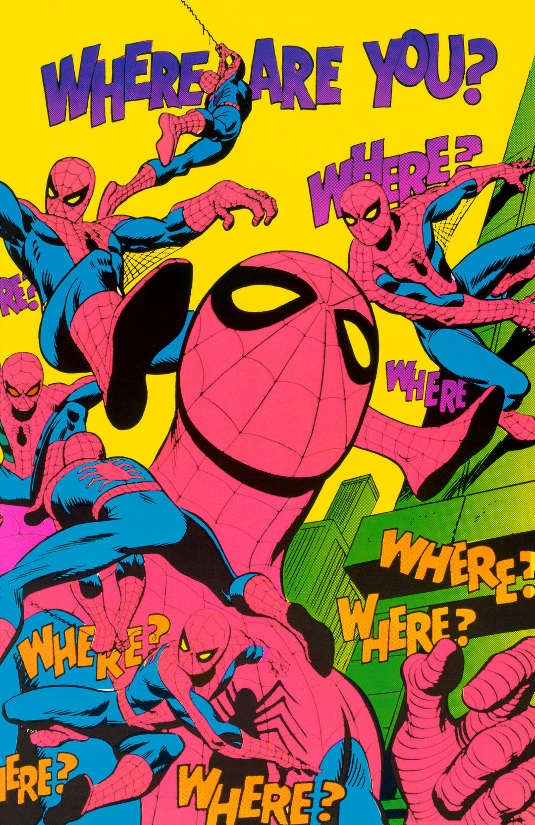 Marvel Classic Black Light Notecard Set