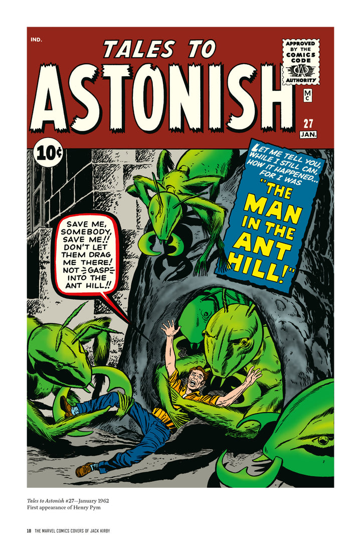 The Marvel Comic Covers of Jack Kirby, Vol. 1: 1961 - 1964