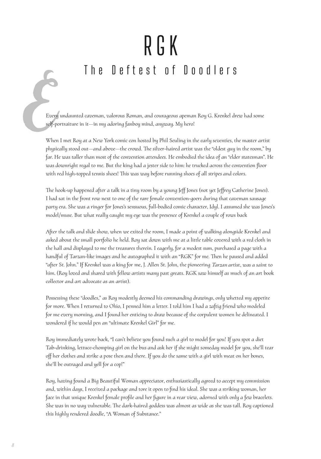 The Fantastic Art of Roy G. Krenkel