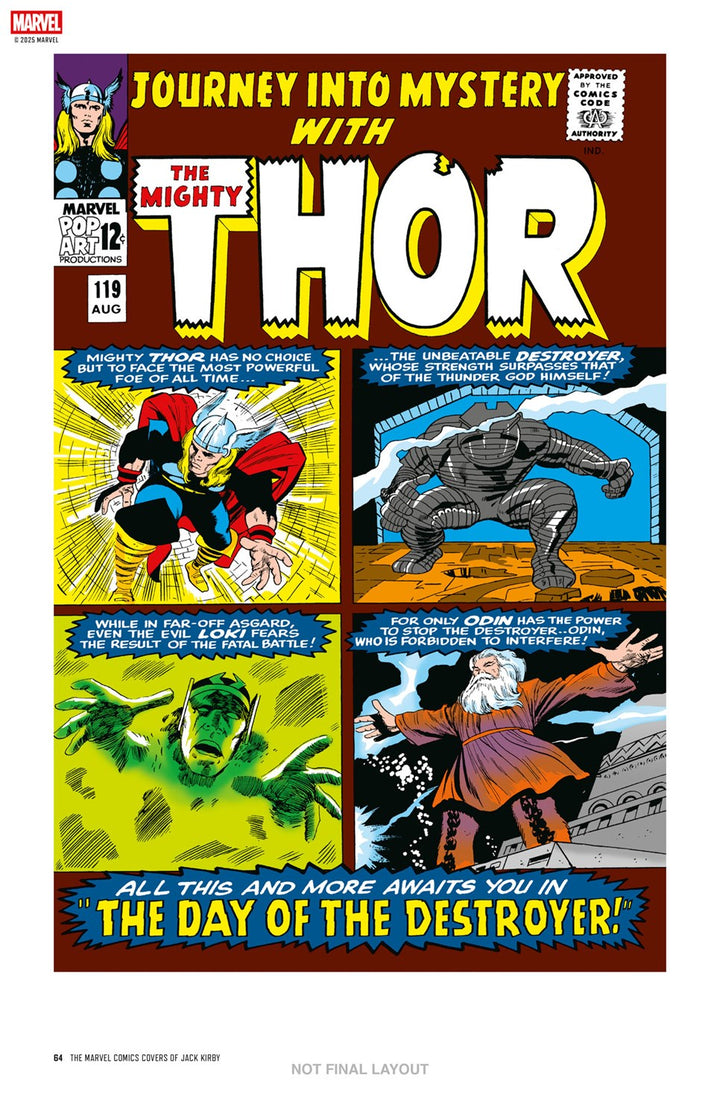 The Marvel Comics Covers of Jack Kirby, Vol. 2: 1965 - 1968