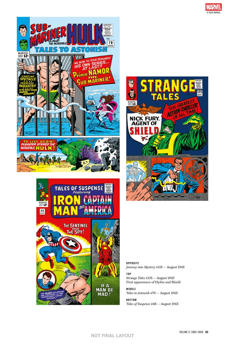 The Marvel Comics Covers of Jack Kirby, Vol. 2: 1965 - 1968