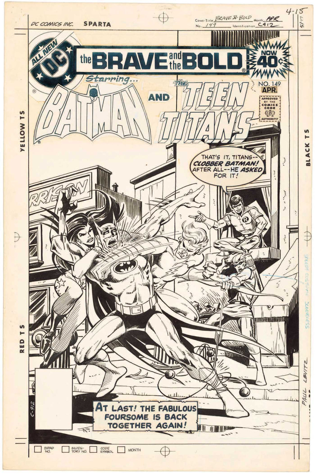 Jim Aparo's DC Classics Artist's Edition