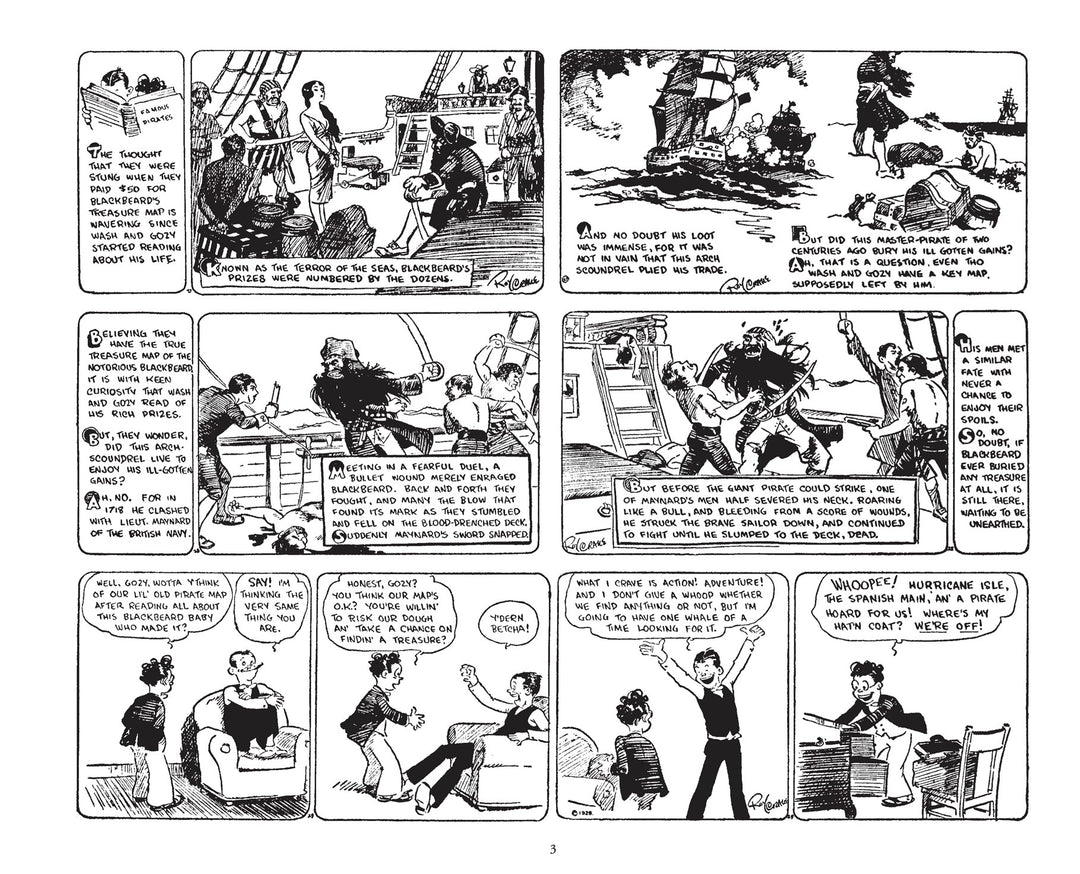 Hurricane Isle and Other Adventures: The Best of Captain Easy and Wash Tubbs