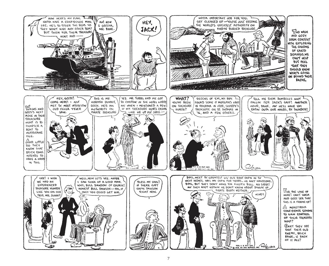 Hurricane Isle and Other Adventures: The Best of Captain Easy and Wash Tubbs