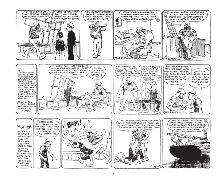 Hurricane Isle and Other Adventures: The Best of Captain Easy and Wash Tubbs