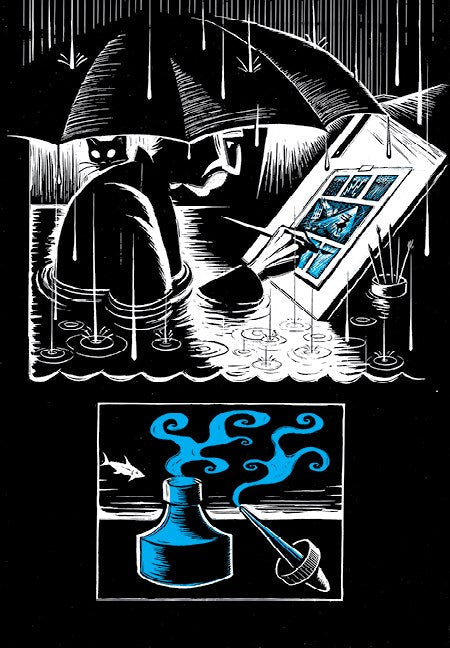Flood! A Novel in Pictures - First Hardcover Edition