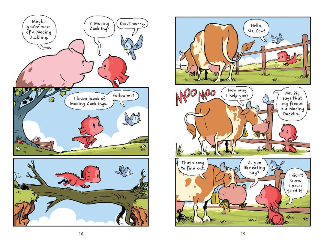 The Fire-Breathing Duckling - Signed with a drawing