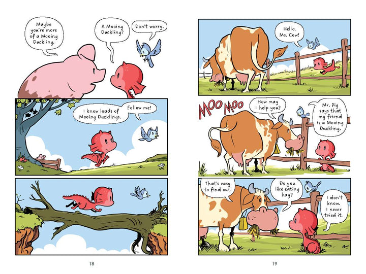 The Fire-Breathing Duckling - Signed with a drawing