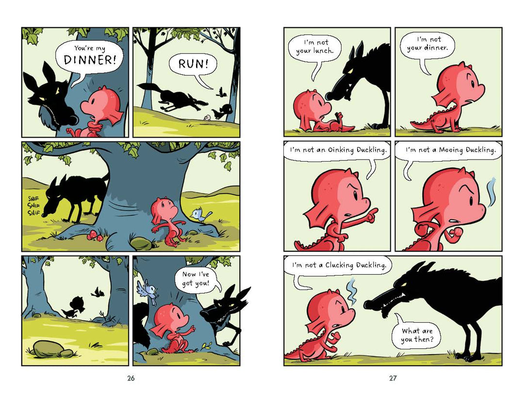 The Fire-Breathing Duckling - Signed with a drawing