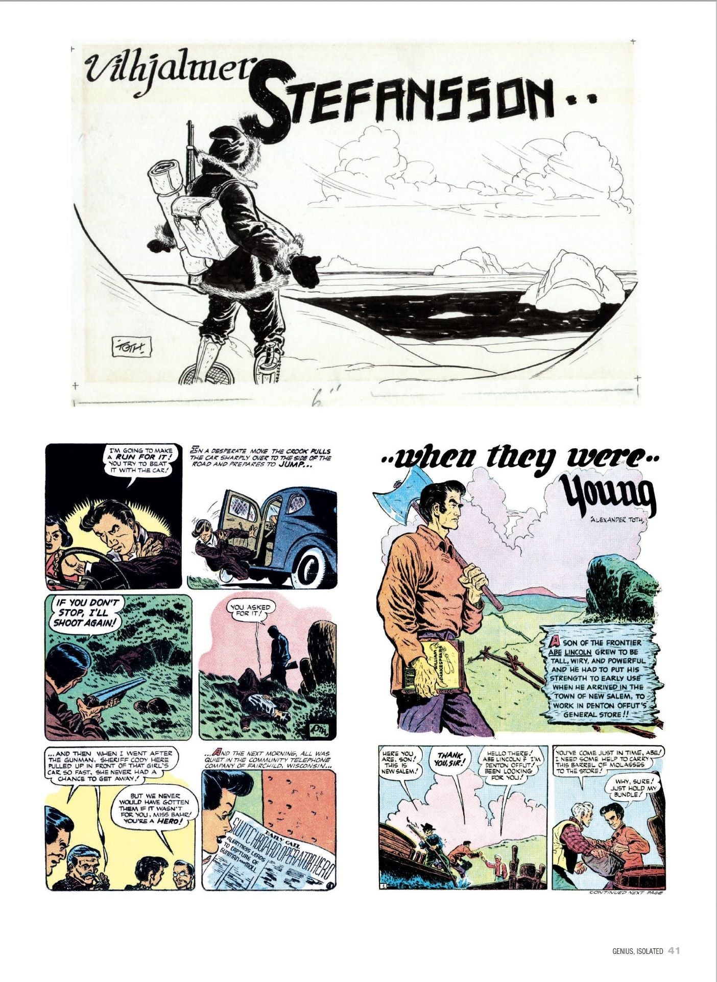 Genius, Isolated: The Life and Art of Alex Toth - Hardcover First