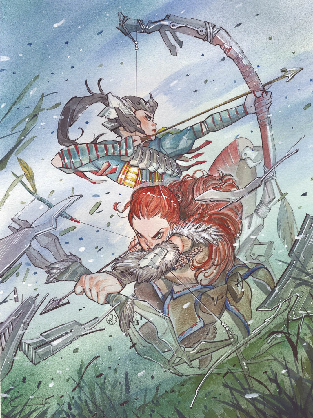 Horizon Zero Dawn: Peach Momoko Poster Portfolio