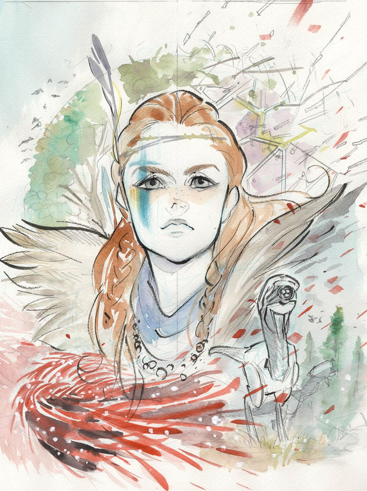 Horizon Zero Dawn: Peach Momoko Poster Portfolio