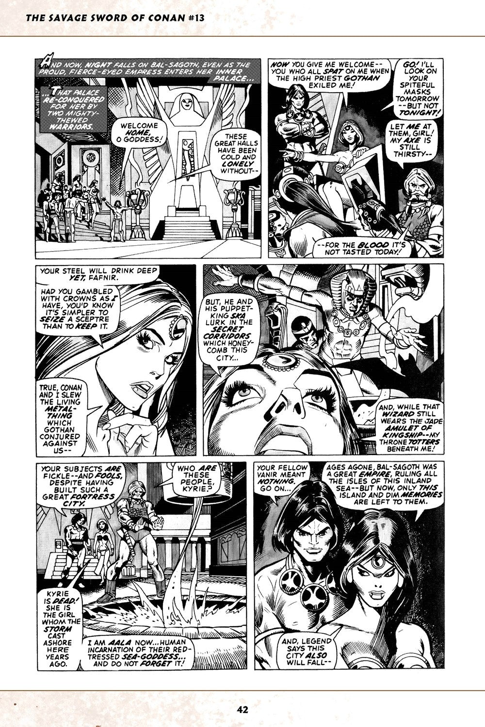 The Savage Sword of Conan: The Original Comics Omnibus Vol. 2