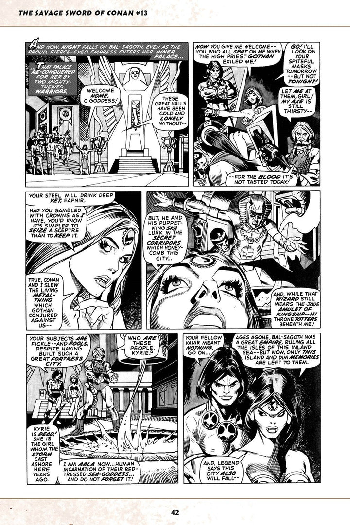 The Savage Sword of Conan: The Original Comics Omnibus Vol. 2