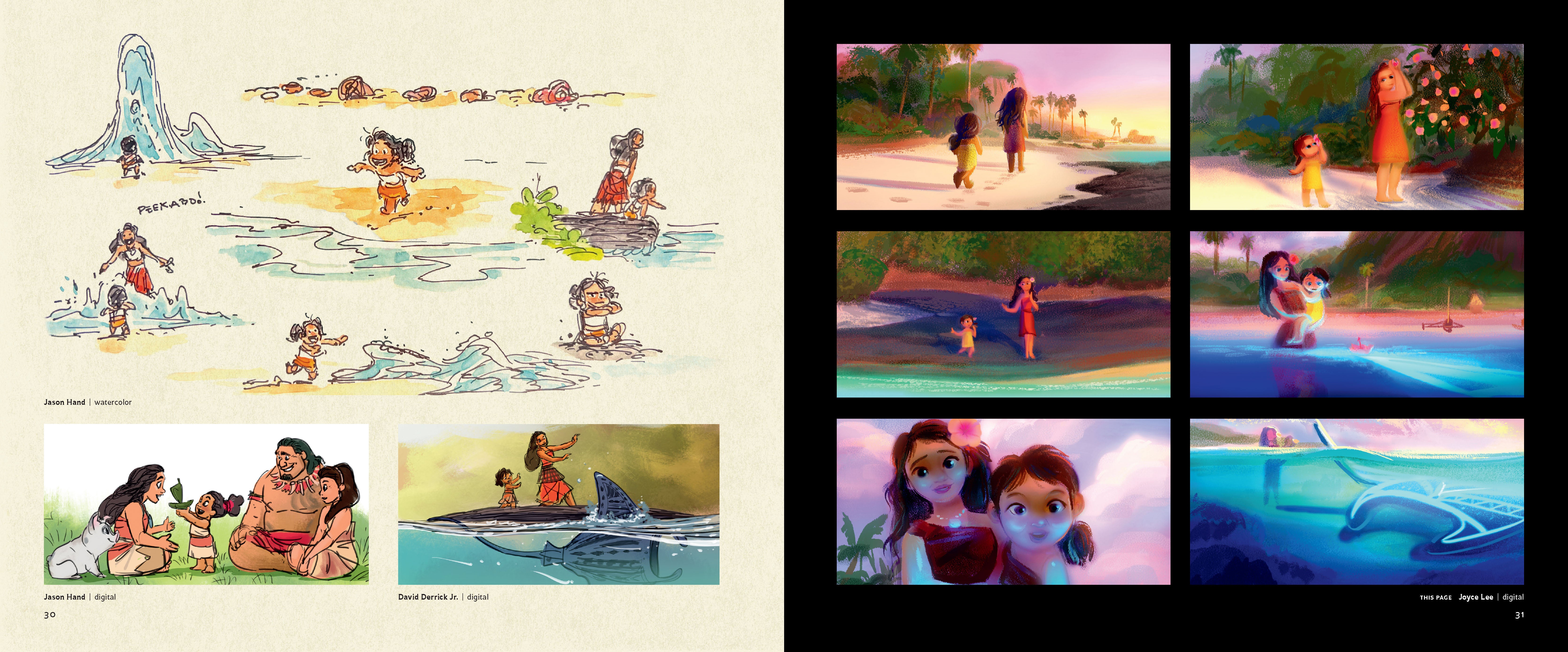 THE ART OF DISNEY MOANA2 洋書　アートブック The Art of Moana 2 – Stuart Ng Books