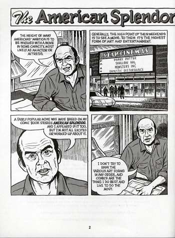 American Splendor: Our Movie Year - with Color Postcard