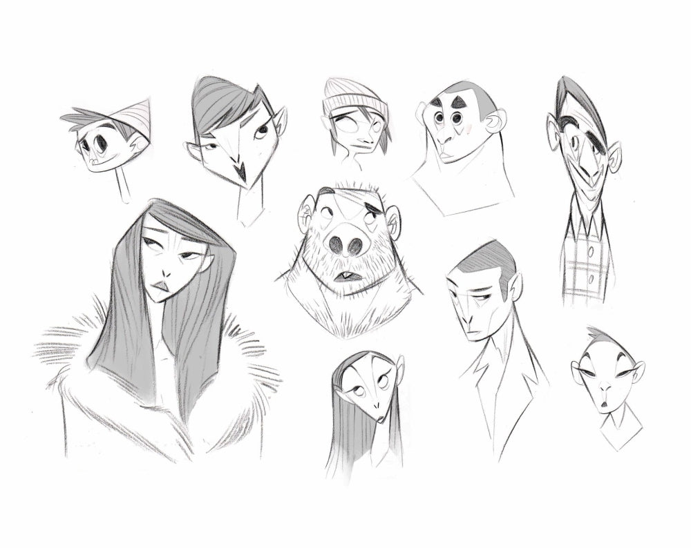 Sketching from the Imagination: Character Concepts