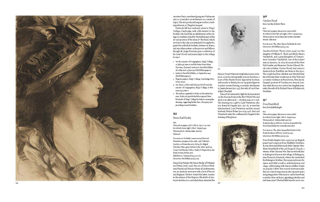 John Singer Sargent: The Charcoal Portraits