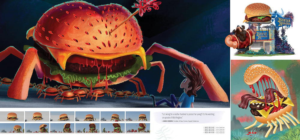 The Art of Cloudy with a Chance of Meatballs 2 - Signed by Four Artists with Drawings