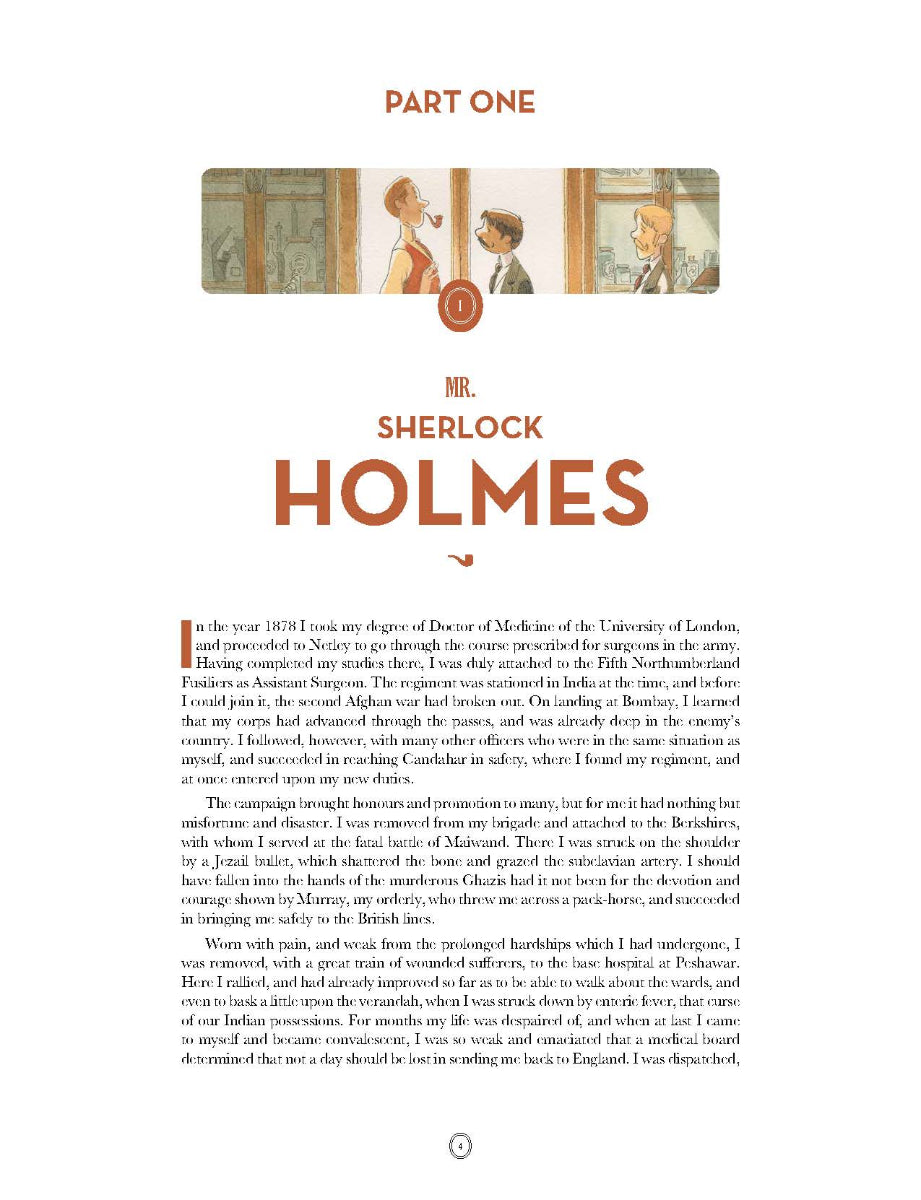 The First Adventure of Sherlock Holmes: A Study in Scarlet
