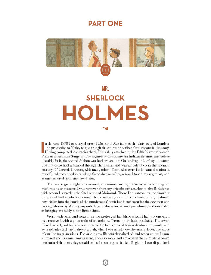 The First Adventure of Sherlock Holmes: A Study in Scarlet