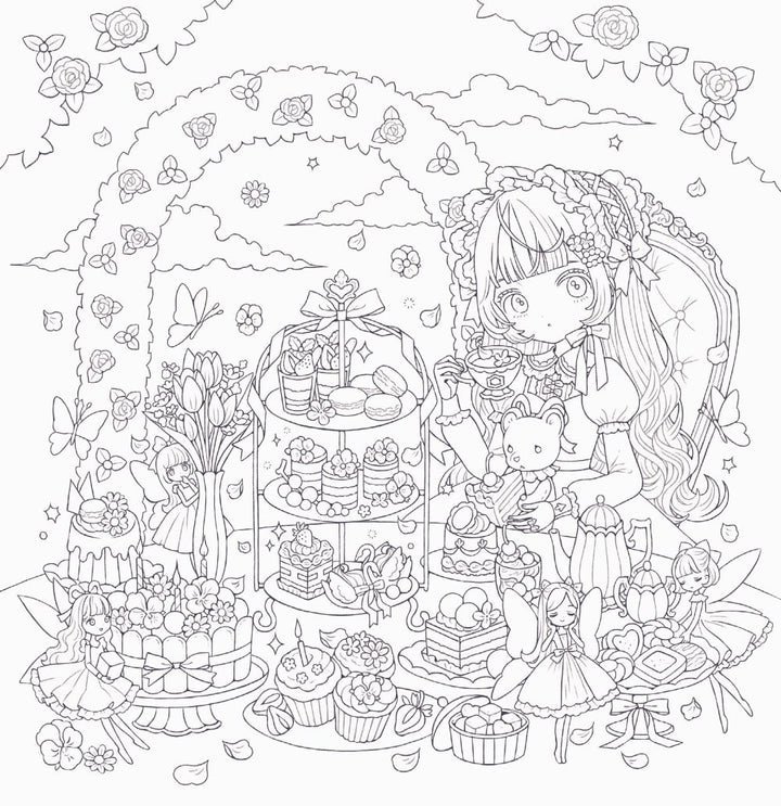 Romantic Gothic: The London Sirosaki Coloring Book