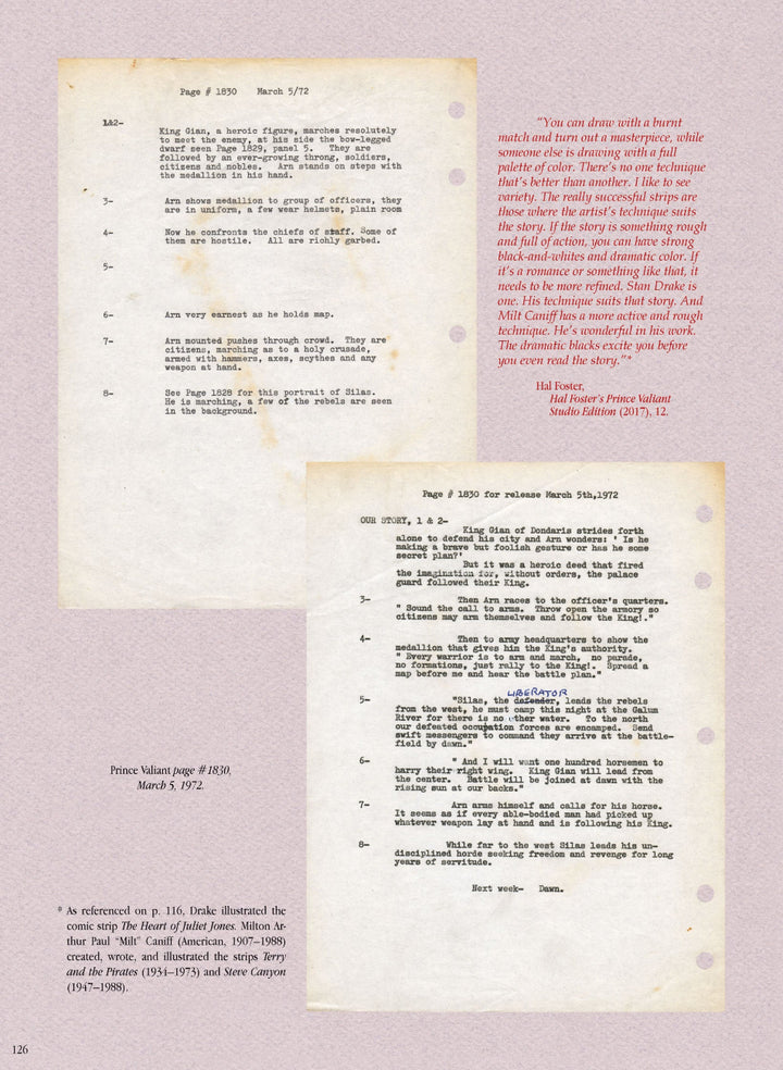 Hal Foster's Prince Valiant Sketchbooks: An Illustrated Memoir, Vol. 1