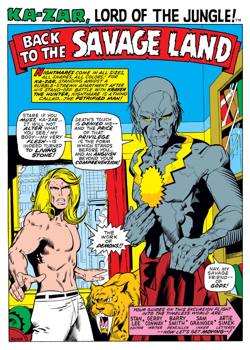 The Marvel Creator Collection No. 1: "Back to the Savage Land" Barry Windsor-Smith at Marvel Vol. 1