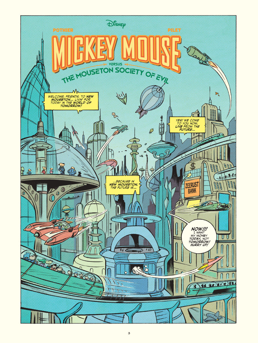 Walt Disney's Mickey Mouse Versus the Mouseton Society of Evil - Disney / Glénat