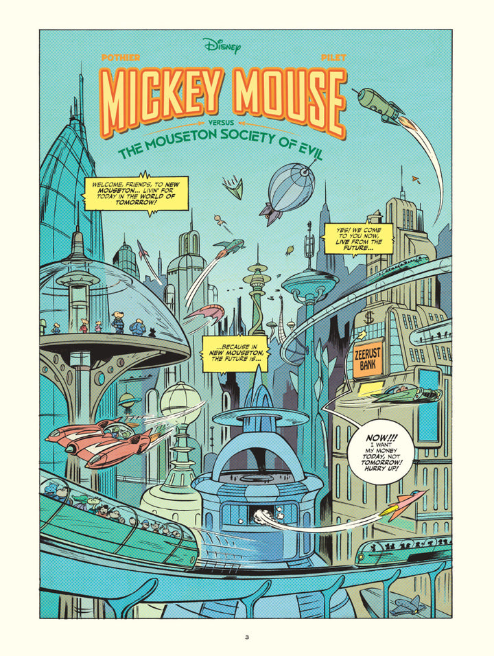 Walt Disney's Mickey Mouse Versus the Mouseton Society of Evil - Disney / Glénat