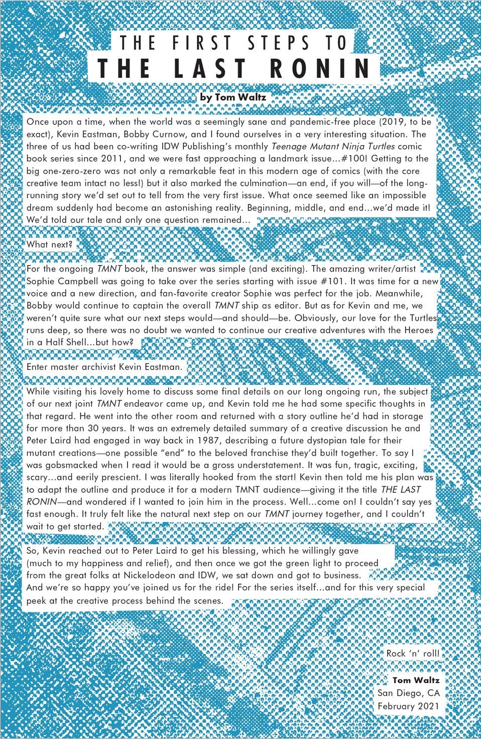 Teenage Mutant Ninja Turtles: The Last Ronin, Director's Cut