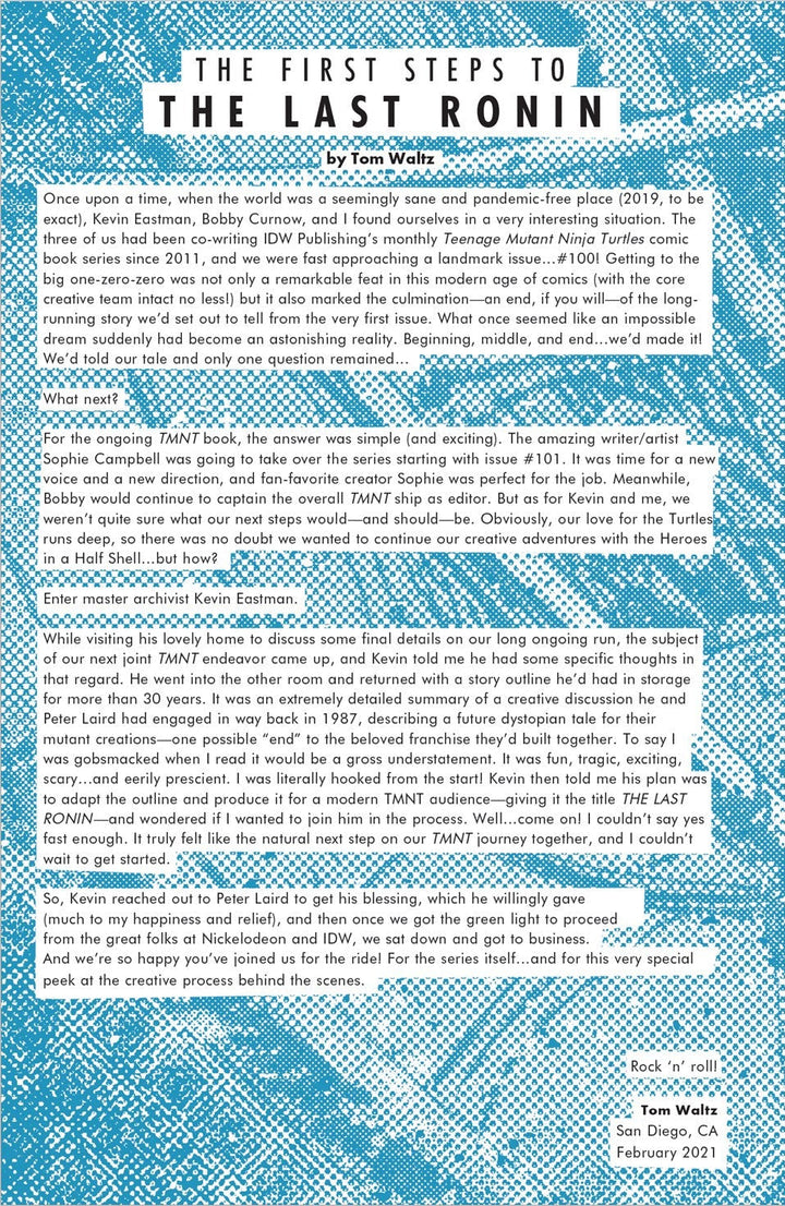 Teenage Mutant Ninja Turtles: The Last Ronin, Director's Cut