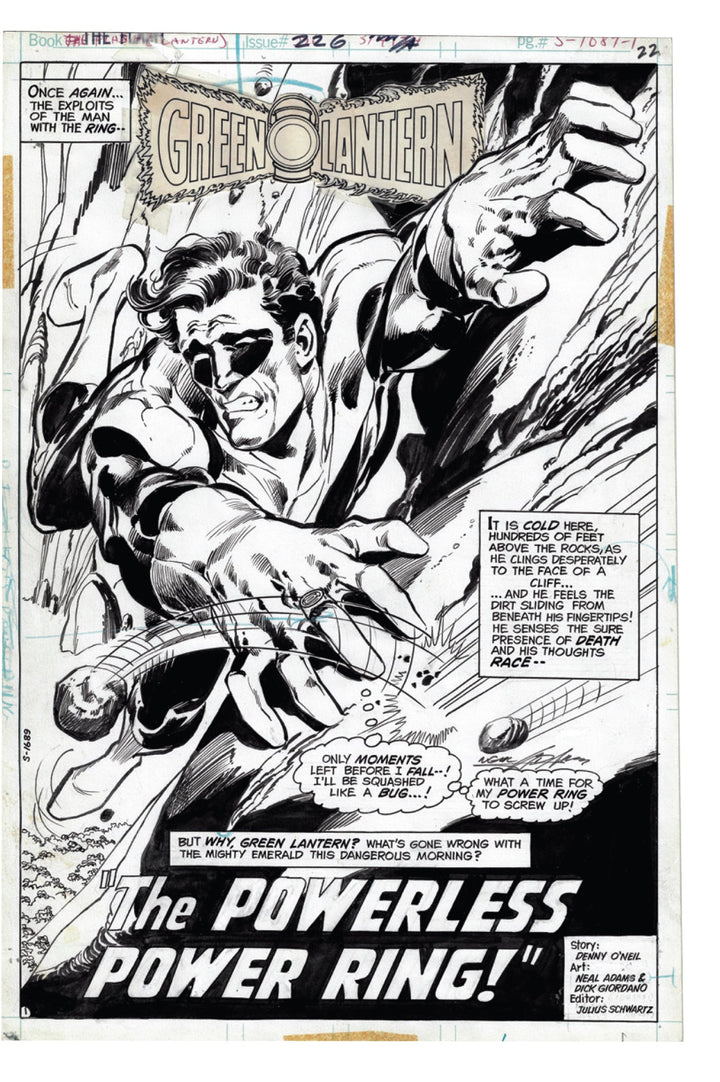Neal Adams' DC Classics Artist's Edition Cover B (Green Lantern Cover)