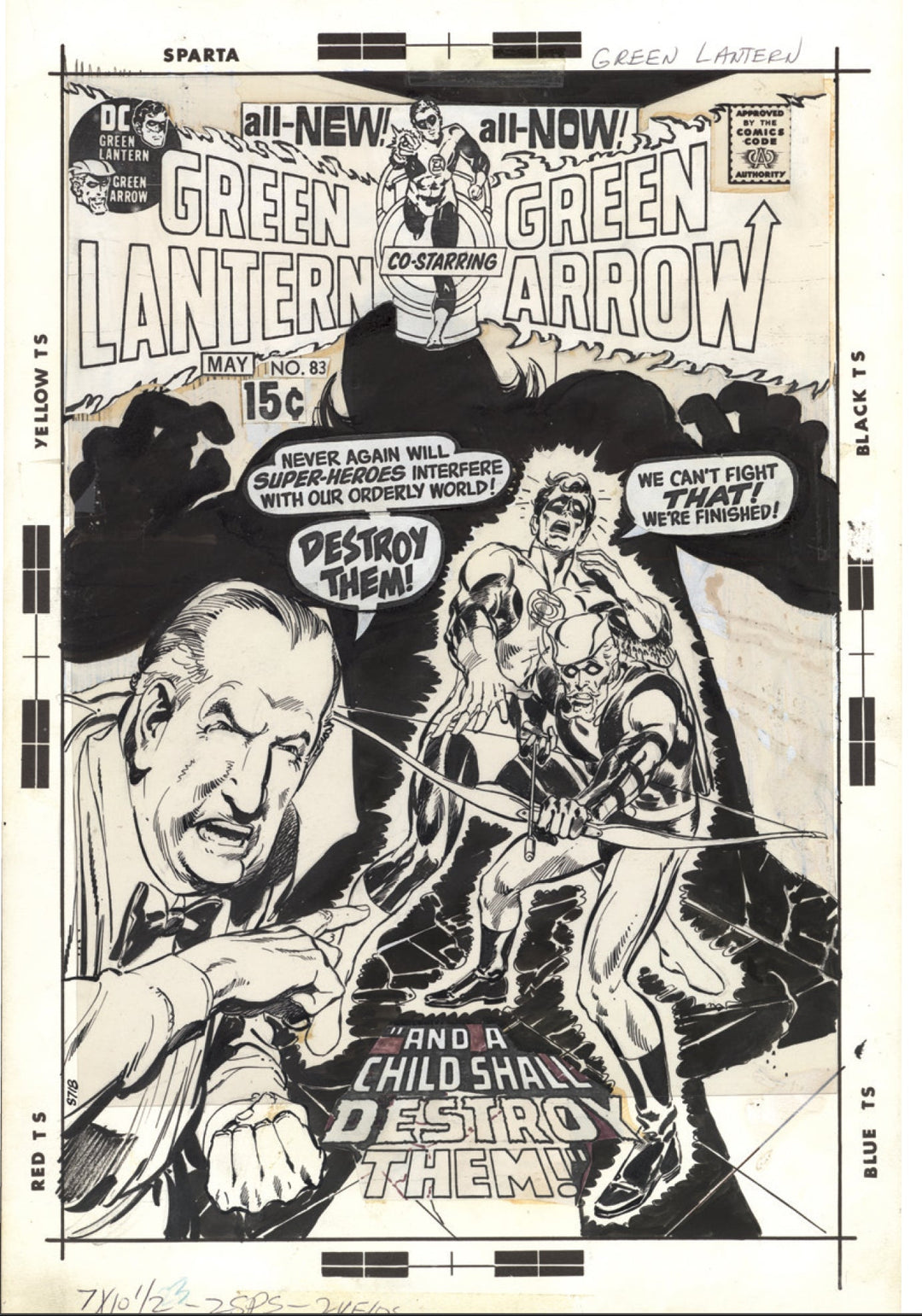Neal Adams' DC Classics Artist's Edition Cover B (Green Lantern Cover)