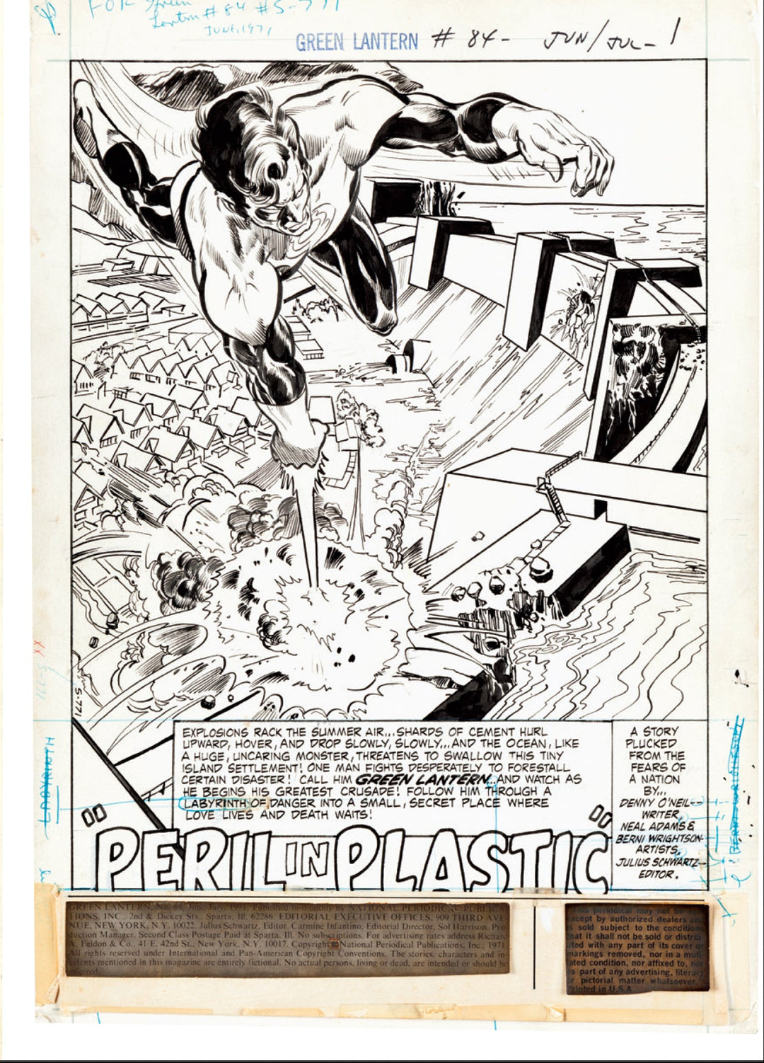 Neal Adams' DC Classics Artist's Edition Cover B (Green Lantern Cover)