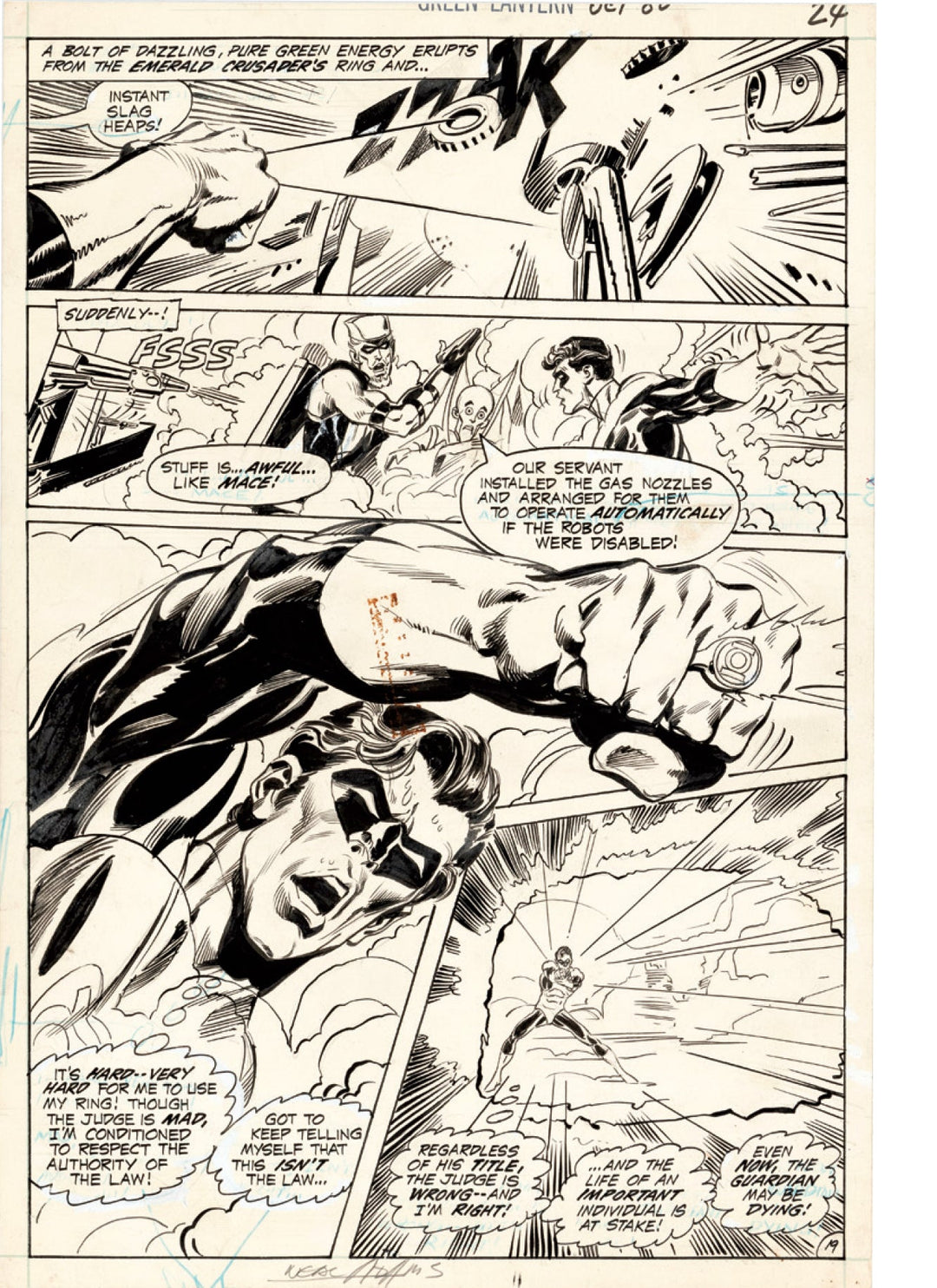 Neal Adams' DC Classics Artist's Edition Cover B (Green Lantern Cover)