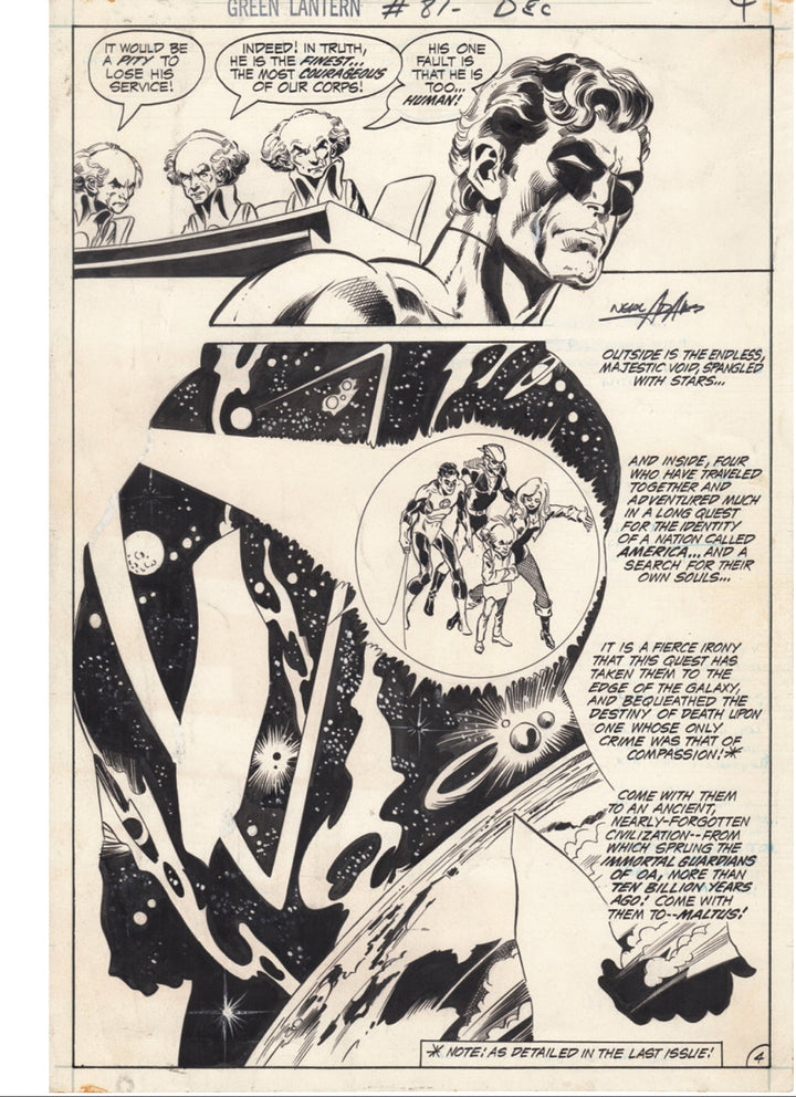 Neal Adams' DC Classics Artist's Edition Cover B (Green Lantern Cover)