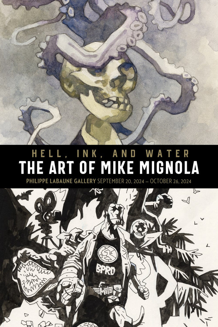 Hell, Ink & Water: The Art of Mike Mignola - Signed by the Artist