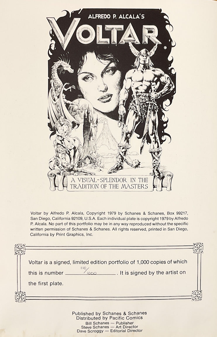 Voltar Portfolio - Signed & Numbered