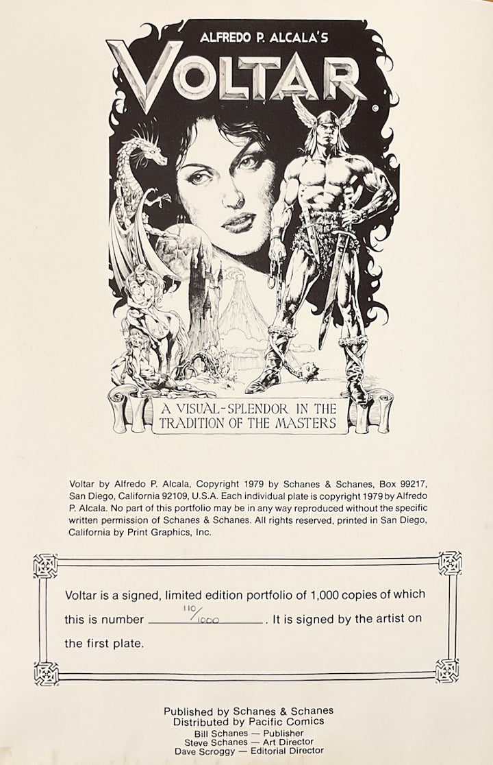 Voltar Portfolio - Signed & Numbered